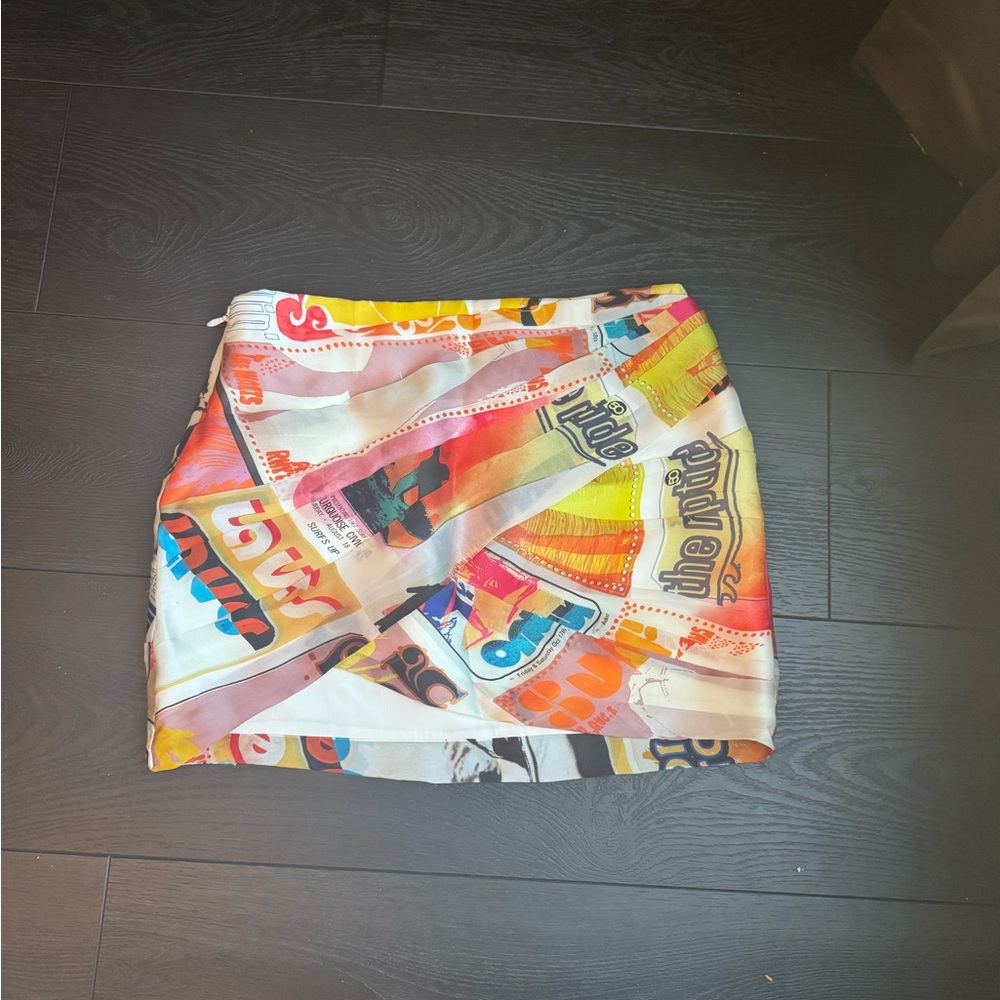 Desigual Multicolor Graphic Mini Skirt